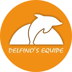 agenzia di animazione turistica estiva e invernale delfinos equipe logo 250px arancio